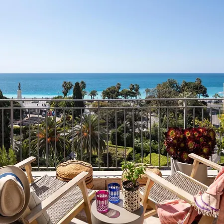 Unique Sea View Apartment, Center, 100m2 Niza